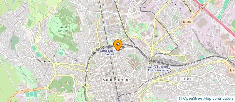 localisation de l'entreprise MONSIEUR FLORIAN GIRALT  SAINT-ETIENNE