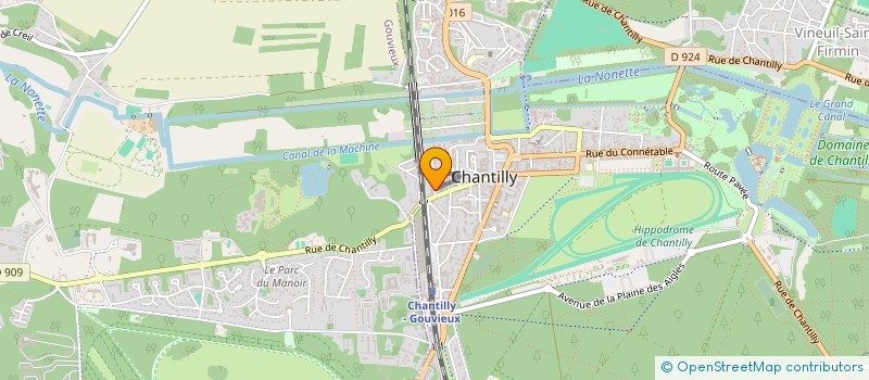 localisation de l'entreprise MONSIEUR FLORIAN GIRARD  CHANTILLY