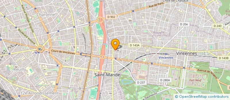 localisation de l'entreprise MONSIEUR FLORIAN GIRAUD à SAINT-MANDE