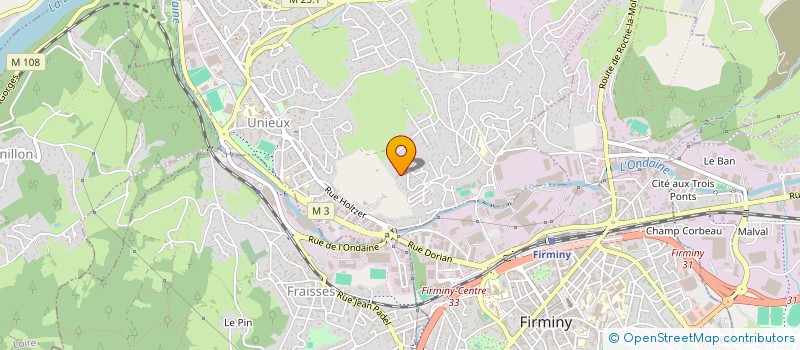 localisation de l'entreprise MONSIEUR FLORIAN GIRAUD  UNIEUX