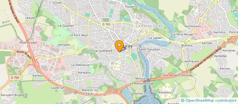 localisation de l'entreprise MONSIEUR FLORIAN GIRET à AURAY