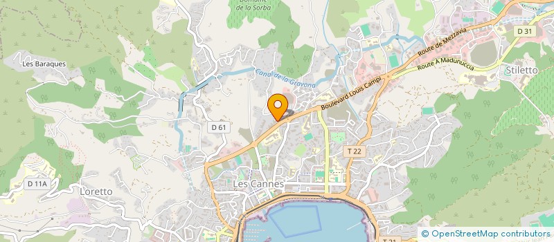 localisation de l'entreprise MONSIEUR FLORIAN GIUSTI à AJACCIO