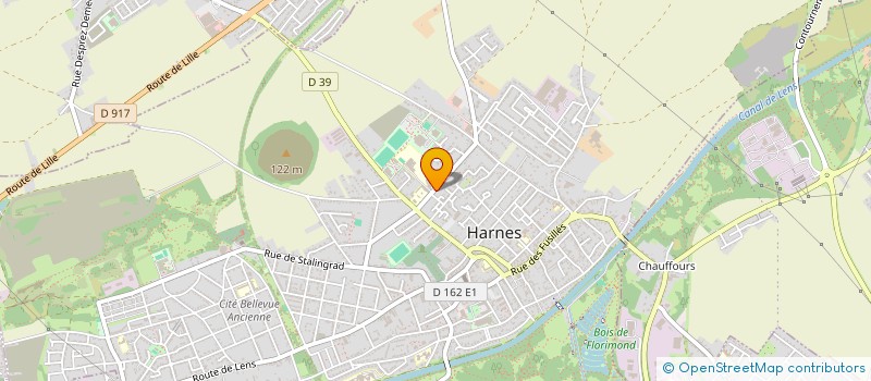 localisation de l'entreprise MONSIEUR FLORIAN GIVERS  HARNES