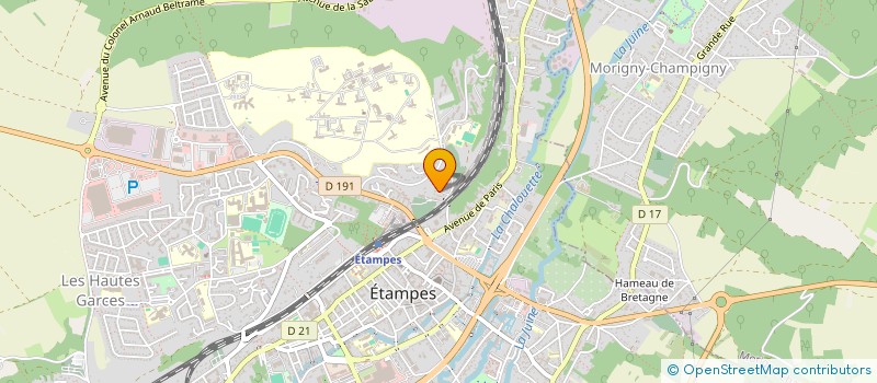 localisation de l'entreprise MONSIEUR FLORIAN GOMIS  ETAMPES