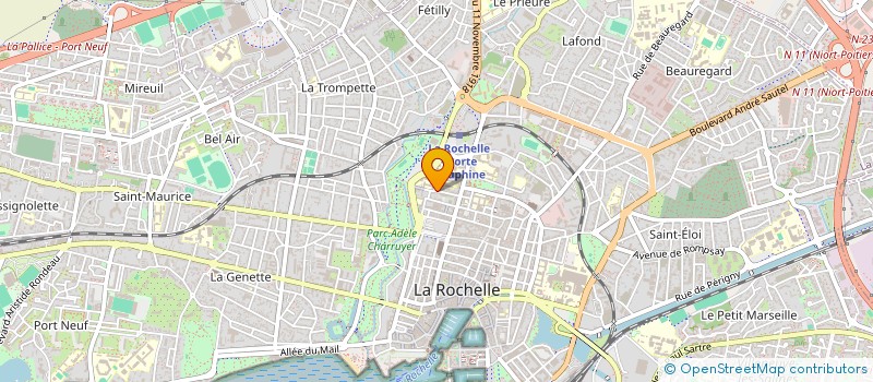 localisation de l'entreprise MONSIEUR FLORIAN GONSARD  LA ROCHELLE