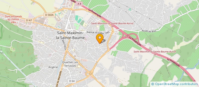 localisation de l'entreprise MONSIEUR FLORIAN GONTIER  ST MAXIMIN LA STE BAUME