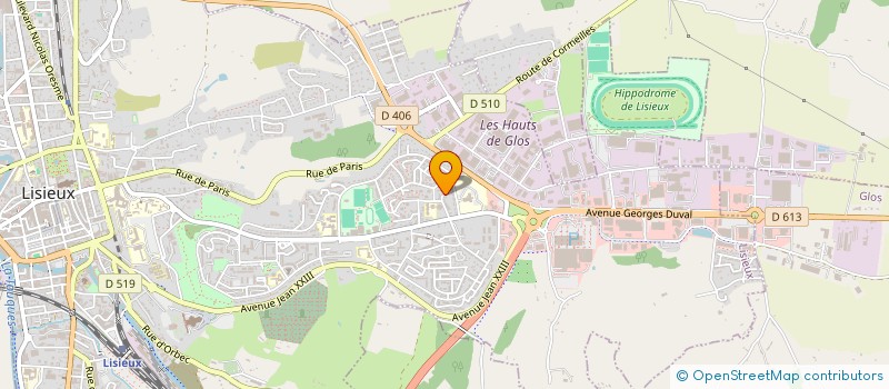 localisation de l'entreprise MONSIEUR FLORIAN GOSSELIN  LISIEUX