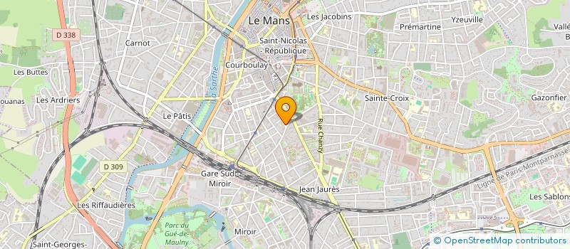 localisation de l'entreprise MONSIEUR FLORIAN GOUPIL à LE MANS
