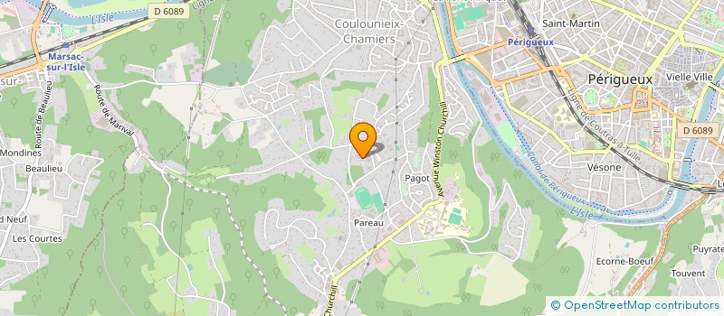 localisation de l'entreprise MONSIEUR FLORIAN GOURGUES  COULOUNIEIX-CHAMIERS