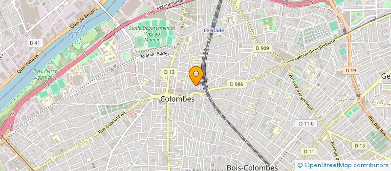 localisation de l'entreprise MONSIEUR FLORIAN GOUTAGNEUX à COLOMBES