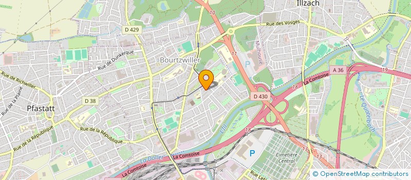 localisation de l'entreprise MONSIEUR FLORIAN GRAINE  MULHOUSE