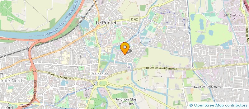 localisation de l'entreprise MONSIEUR FLORIAN GRAS  LE PONTET