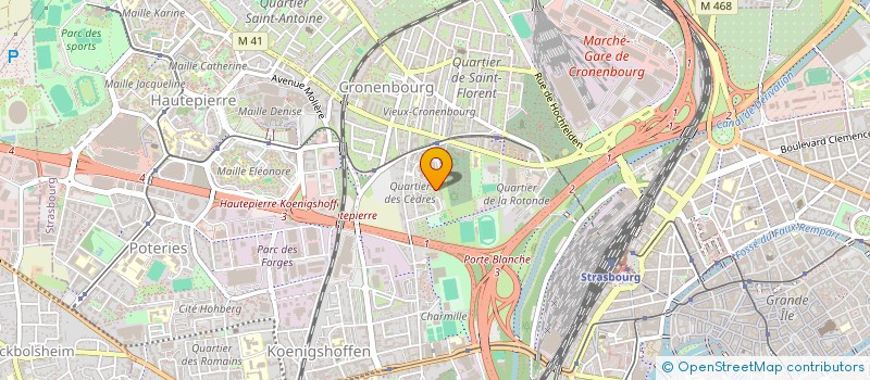 localisation de l'entreprise MONSIEUR FLORIAN GRASSET à STRASBOURG