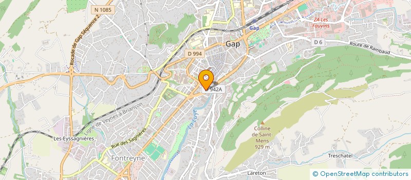 localisation de l'entreprise MONSIEUR FLORIAN GRAU  GAP