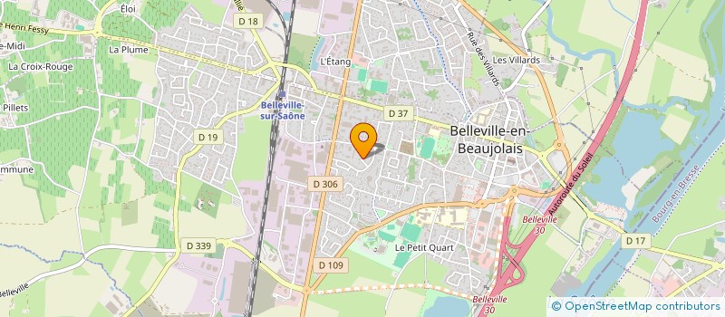 localisation de l'entreprise MONSIEUR FLORIAN GRAVOT  BELLEVILLE-EN-BEAUJOLAIS