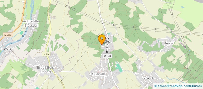 localisation de l'entreprise MONSIEUR FLORIAN GRAVOUIL  GUERVILLE