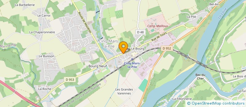 localisation de l'entreprise MONSIEUR FLORIAN GRISLAIN  CINQ-MARS-LA-PILE