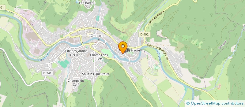 localisation de l'entreprise MONSIEUR FLORIAN GROSPERRIN à ORNANS