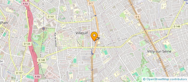 localisation de l'entreprise MONSIEUR FLORIAN GUENEE  VILLEJUIF