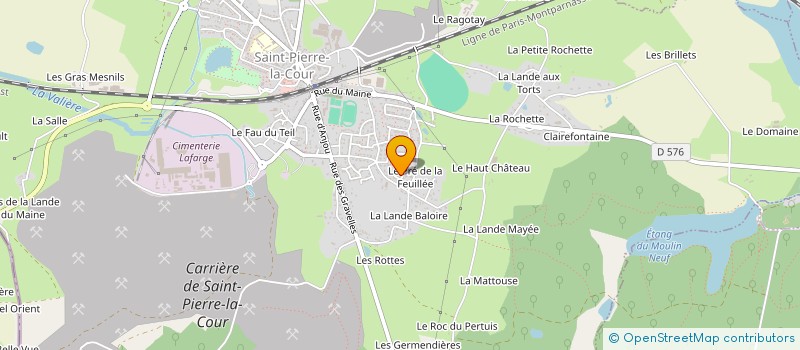 localisation de l'entreprise MONSIEUR FLORIAN GUERIN  SAINT-PIERRE-LA-COUR