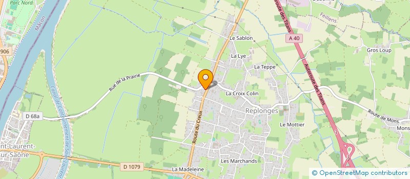 localisation de l'entreprise MONSIEUR FLORIAN GUEROUT  REPLONGES