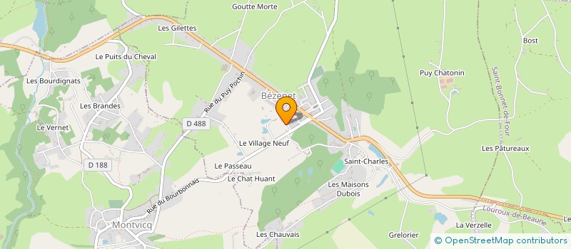 localisation de l'entreprise MONSIEUR FLORIAN GUERRERO  BEZENET