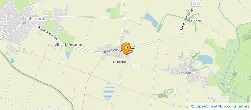 localisation de l'entreprise MONSIEUR FLORIAN GUIBERT  LE BERNARD