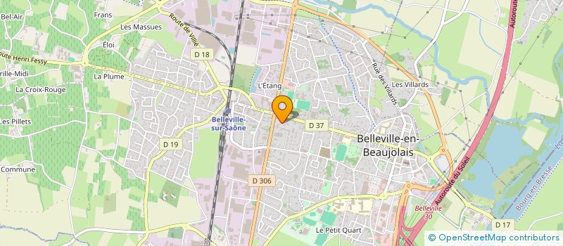 localisation de l'entreprise MONSIEUR FLORIAN GUICHARDET  BELLEVILLE-EN-BEAUJOLAIS