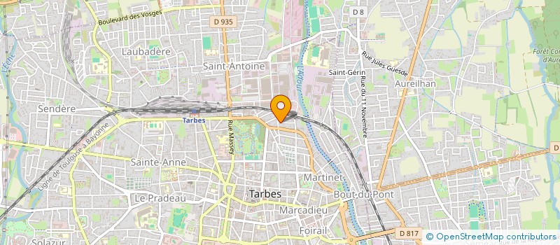 localisation de l'entreprise MONSIEUR FLORIAN GUILLEMIN  TARBES