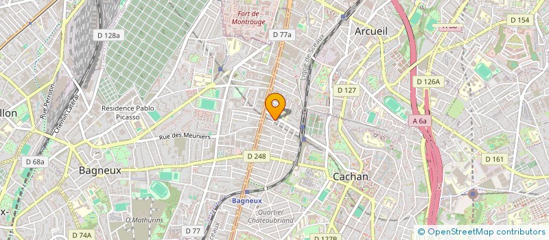 localisation de l'entreprise MONSIEUR FLORIAN GUILLET  CACHAN