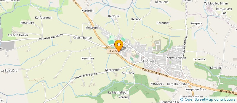 localisation de l'entreprise MONSIEUR FLORIAN GUILLOU  PLONEIS