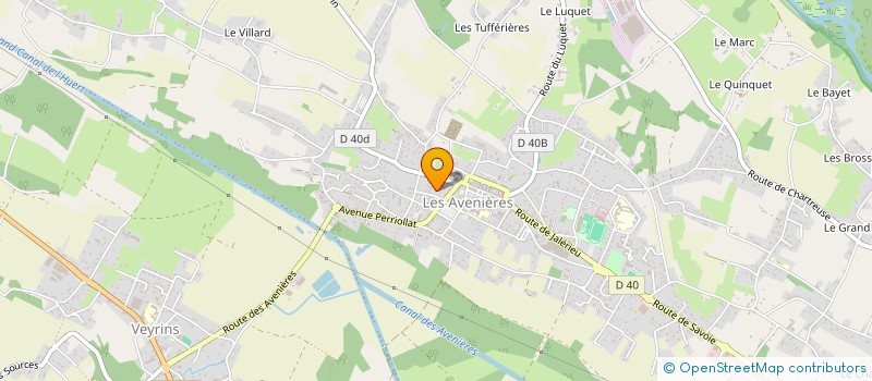 localisation de l'entreprise MONSIEUR FLORIAN GUINET  LES AVENIERES VEYRINS-THUELLIN