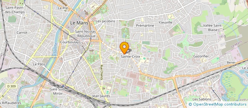 localisation de l'entreprise MONSIEUR FLORIAN GUIOT  LE MANS