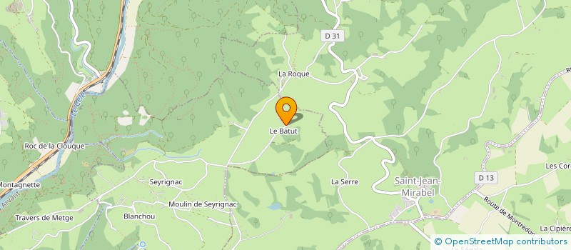 localisation de l'entreprise MONSIEUR FLORIAN GUIRAUD  LUNAN