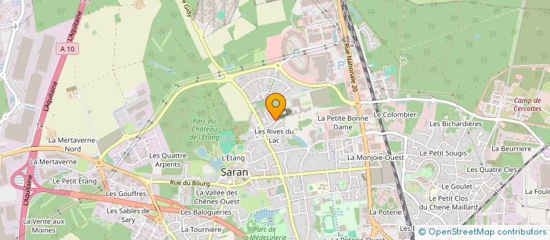 localisation de l'entreprise MONSIEUR FLORIAN GUITARD  SARAN