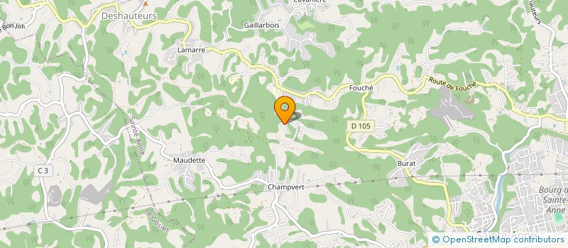 localisation de l'entreprise MONSIEUR FLORIAN GULIZZI à SAINTE-ANNE