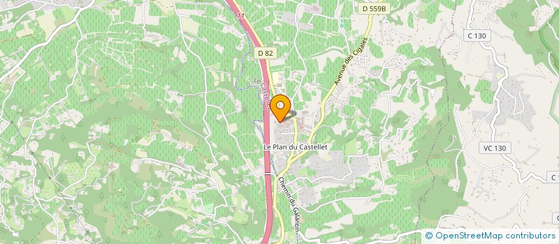 localisation de l'entreprise MONSIEUR FLORIAN HAMDI  LE CASTELLET