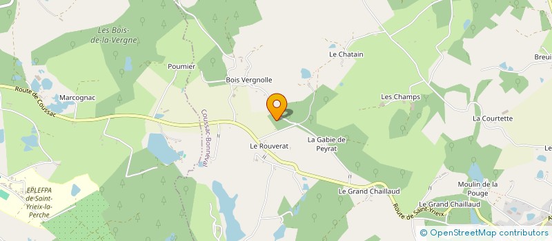 localisation de l'entreprise MONSIEUR FLORIAN HANIQUE  COUSSAC-BONNEVAL