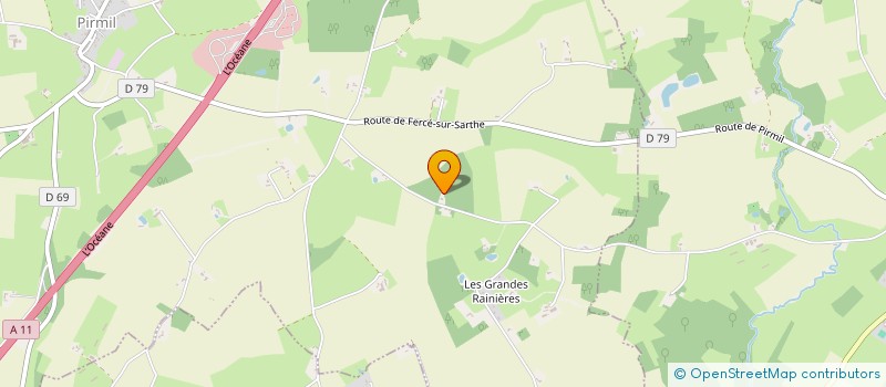 localisation de l'entreprise MONSIEUR FLORIAN HAUDEBOURG  PIRMIL