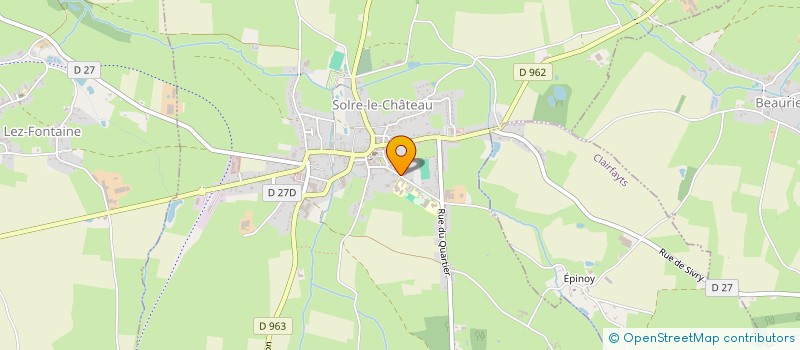 localisation de l'entreprise MONSIEUR FLORIAN HEMBISE  SOLRE-LE-CHATEAU