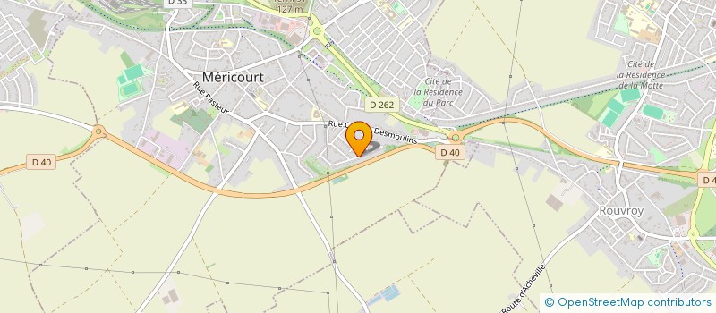 localisation de l'entreprise MONSIEUR FLORIAN HENIN  MERICOURT