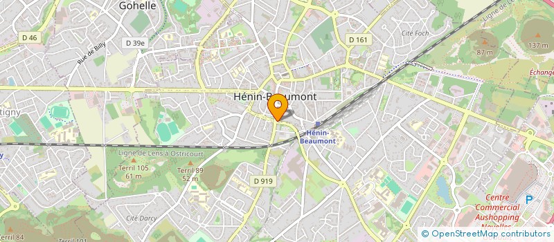 localisation de l'entreprise MONSIEUR FLORIAN HENIQUE à HENIN-BEAUMONT