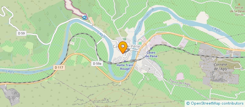 localisation de l'entreprise MONSIEUR FLORIAN HERMER  CASES-DE-PENE