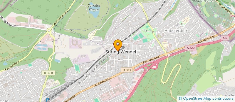 localisation de l'entreprise MONSIEUR FLORIAN HERRGOTT  STIRING-WENDEL