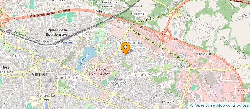 localisation de l'entreprise MONSIEUR FLORIAN HERVE à VANNES