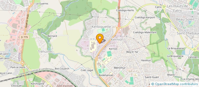 localisation de l'entreprise MONSIEUR FLORIAN HERVIO à VANNES