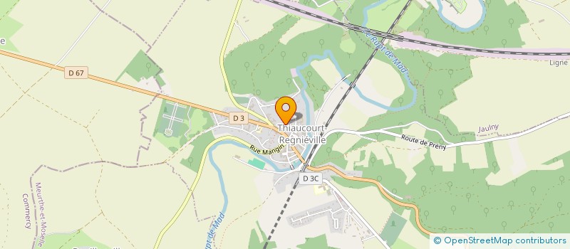 localisation de l'entreprise MONSIEUR FLORIAN HOCQUEL  THIAUCOURT-REGNIEVILLE