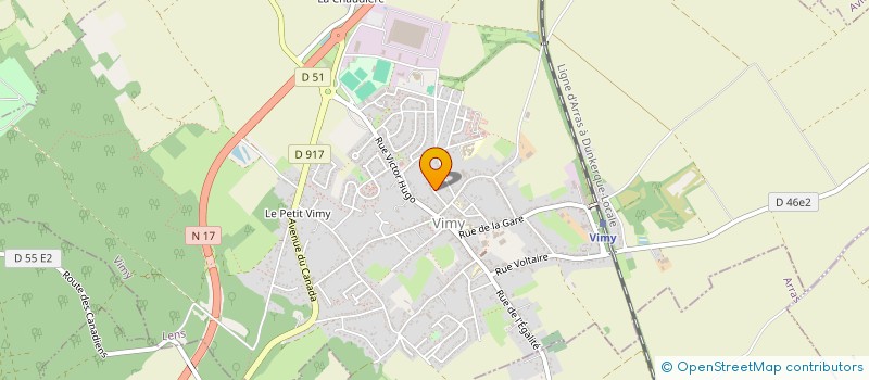 localisation de l'entreprise MONSIEUR FLORIAN HOIN  VIMY