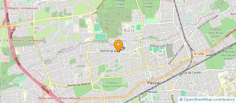 localisation de l'entreprise MONSIEUR FLORIAN HORRUT  PESSAC