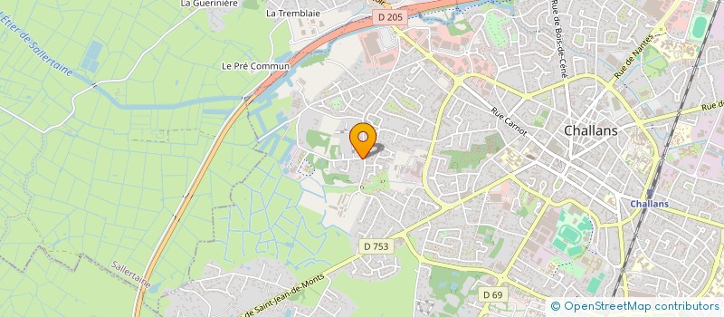 localisation de l'entreprise MONSIEUR FLORIAN HUCHON à CHALLANS